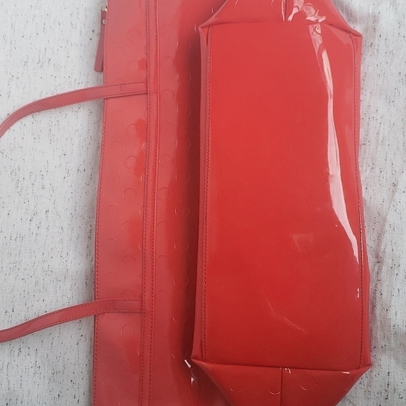 Kate Spade Deep Pink Monochrome Polka-dot Tote Bag - Picture 10 of 11